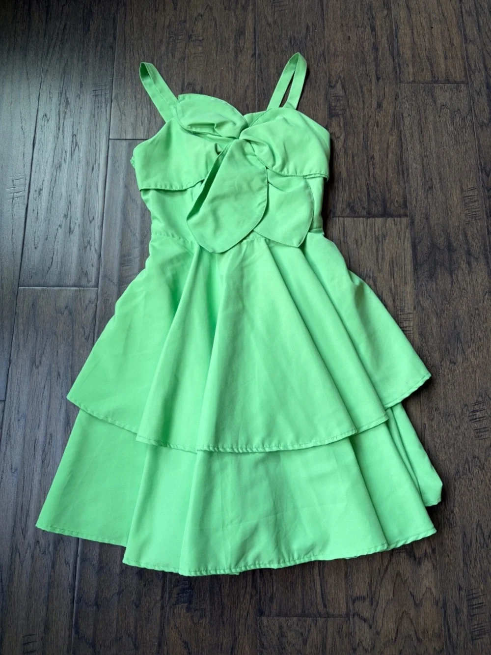 Habitua Girls Summer Dress | Green | Girls Size 14